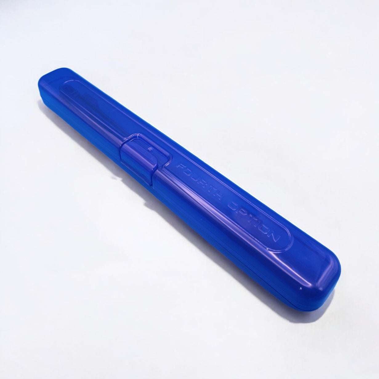 the blue single carry case for choafs in blue closed made by fourth option